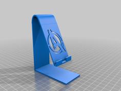 Avengers Phone Stand 3D Printer Model