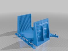 1:24 Bulkhead Flatcar (Euro Couplers) 3D Printer Model