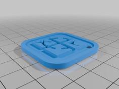 Geocache Keychain 3D Printer Model