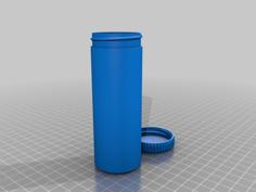 Parametric Container With Threaded Lid (OpenSCAD) 3D Printer Model