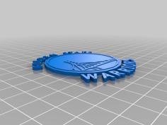 Warriors Logo 3D Printer Model