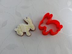 Bunny 2, Cookie-Cutter 3D Printer Model