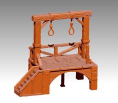 Gallows (28mm Scale) 3D Printer Model