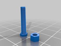 M3_bolt+nut_16.5mm 3D Printer Model