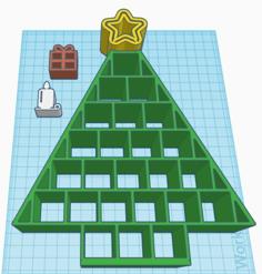 Advent Calendar Tree Remix 3D Printer Model