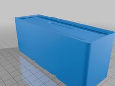 Gridfinity Storage Bin For QIDI Bed Leveling Paper And Scraper 3D Printer Model