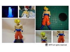 Dragon Ball Goku Bottom 3D Printer Model