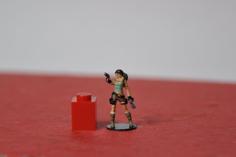 Lara Croft 1/87 Scale (H0) 3D Printer Model