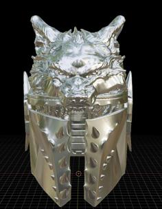 MANDALORIAN WOLF HELMET 3D Printer Model