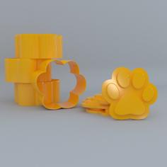 Dog Paw Cookie Cutter 3D Printer Model