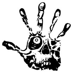 Zombie Hand Wall Art 1.0 3D Printer Model