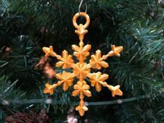 Snowflake Ornament 3D Printer Model