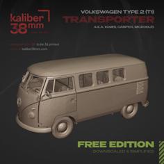 Volkswagen Type 2 (T1) “Transporter” A.k.a. Kombi, Camper, Microbus | Free Edition 3D Printer Model