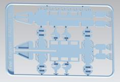 Eagle Moonbase Alpha Space 1999 Kit Card 3D Printer Model