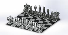 Rocket Chess 3D Printer Model