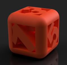 Game Dice Torture Test 3D Printer Model