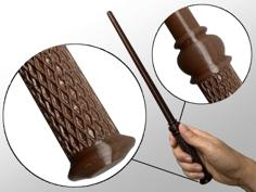 Magic Wand With Secret Compartment (14”/36cm) 3D Printer Model