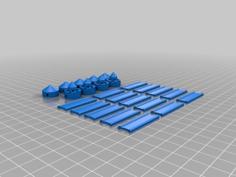 Settlers Of Catan Round Player Pieces 3D Printer Model