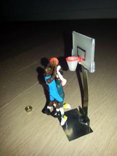 Two Hands Jam IN YOUR FACE Basketball Player SLAM DUNK 3D Printer Model