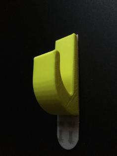 Wall Hook (medium Size 3M Command Strip) 3D Printer Model