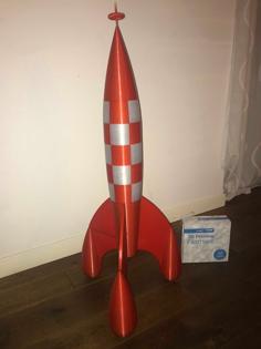 Tintin Rocket 1,05 Meter 3D Printer Model