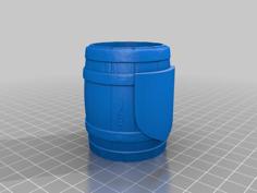 Barrel Shot Glass 3D Printer Model