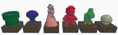 Super Mario Chess Set 3D Printer Model