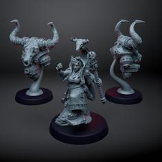 Mage Of Evil Space Dwarfs 3D Printer Model