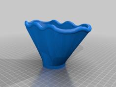 Wave Bowl 3D Printer Model