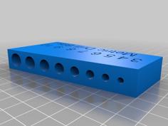 Metric Drill Bit Index 3D Printer Model