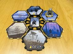 Expedition Boardgame Map Tiles And Organisers 3D Printer Model