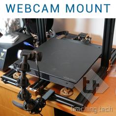 Flexible Webcam Mount For Octolapse 3D Printer Model