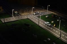 Modern G-Scale Street Lamp 3D Printer Model