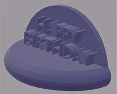 Happy Birthday Trinket 3D Printer Model