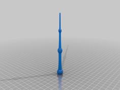 Elder Wand_with Core_Edited 3D Printer Model