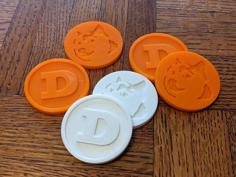 Physical DOGECOIN Remix 3D Printer Model