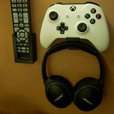 Xbox Controller, Headphone, Remote Holder 3D Printer Model