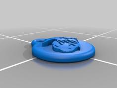 USMC Keychain 3D Printer Model