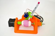 Sphere-O-Bot (eggbot MOD) Easter Eggs + Xmas Ornaments Creator 3D Printer Model