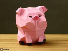 Waddles Low Poly 3D Printer Model