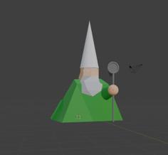 Crawly The Gnome Wizard (probably Working 3D Printer Model