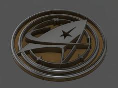 Star Trek Discovery Logo 3D Printer Model