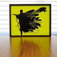 Voldemort Dementor Harry Potter Silhouette Art 3D Printer Model