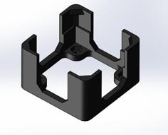 Stepper Mount For Fan And Heatsink 3D Printer Model