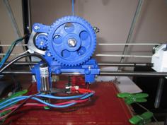 Carriage, Fan Mount & Extruder For E3d Lite6 Hotend On Prusa Mendel I2 3D Printer Model