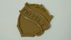 Hogwarts Prefect Badge 3D Printer Model