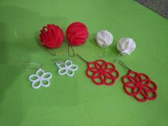 Parametric Cosine Earring Pendants 3D Printer Model