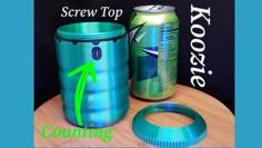 Drink Counting Koozie – Screw Top 3D Printer Model