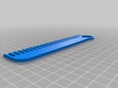 Wide Tooth Comb – BEARD3D 3D Printer Model