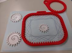 Spirograph Remix For Little Kids 3D Printer Model